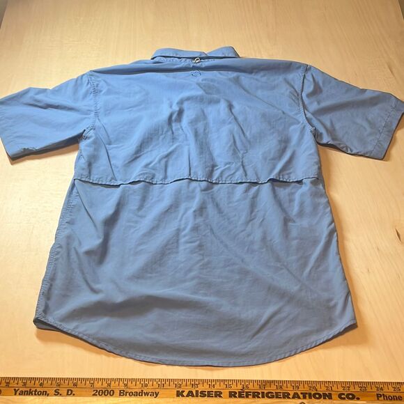 Magellan Fishing Shirt Mens Small Lightweight Sportswear Pockets Button Front Bl - Picture 6 of 6